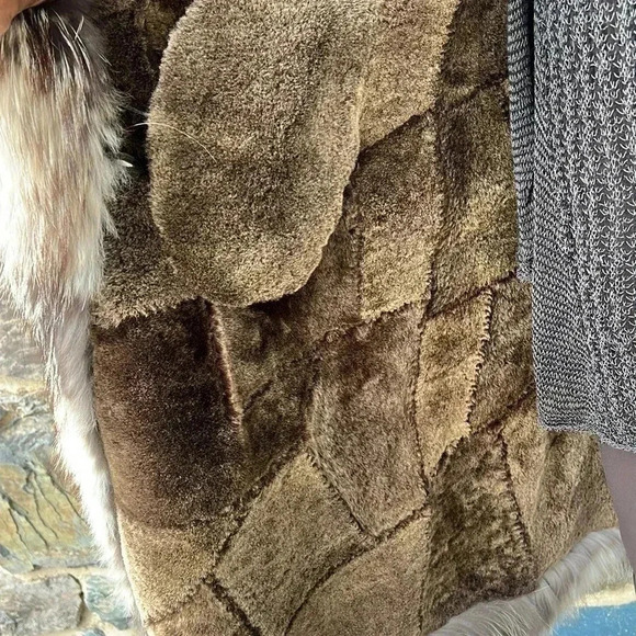 Escada Leather Fur Lined Maxi Coat size 36 - Picture 12 of 16